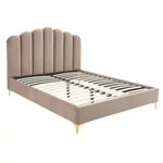 Kép 1/3 - Ágy 160x200 GEMINI bézs bársony