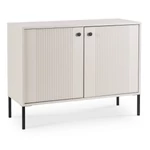 Kép 1/7 - SOFT Fiókos Komód 104 cm Kétajtós Bordázott Kasmír