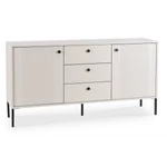 Kép 1/9 - SOFT Fiókos Komód 154 cm Kétajtós Fiókokkal, Bordázott Kasmír
