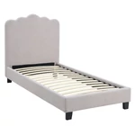Kép 1/3 - Ágy 90x200 KRÁTER szürke boucle