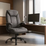Kép 2/13 - COMFORT Szürke Bársony Forgófotel