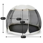 Kép 3/3 - Pawilon CAMA 354 cm Altana Ogrodowa Beż/Fekete