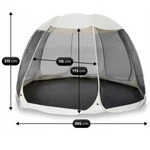 Kép 3/3 - Pawilon CAMA 395 cm Altana Ogrodowa Beż/Fekete