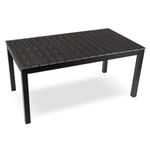 Kép 5/8 - Kerti asztal ARGOS 160-210 cm Sötétszürke tölgy/Fekete