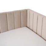 Kép 6/8 - VILLEMO ágy 120x200, bézs velúr