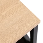 Kép 5/8 - LOGAN éjjeliszekrény 40 cm, tölgy/fekete