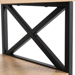 Kép 7/8 - LOGAN éjjeliszekrény 40 cm, tölgy/fekete