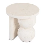 Kép 3/7 - RICO dohányzóasztal 45,5 cm, krémszínű/bézs