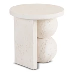 Kép 4/7 - RICO dohányzóasztal 45,5 cm, krémszínű/bézs