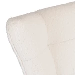 Kép 7/10 - Modern krémszínű hintázó fotel nappaliban