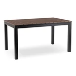 Kép 3/13 - Kerti bútorkészlet Asztal ARGOS 140-180 cm Orzech i 4 Fotele FRESNO Czarne