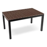 Kép 5/13 - Kerti bútorkészlet Asztal ARGOS 140-180 cm Orzech i 4 Fotele FRESNO Czarne