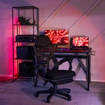Kép 2/13 - BING Gamer forgószék lábtartóval