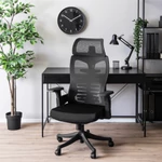 Kép 2/12 - Ergonomikus fekete forgószék