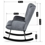 Kép 7/8 - Modern design hintaszék