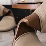 Kép 7/12 - Bézs színű fotel modern designnal