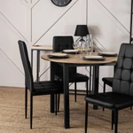 Kép 3/12 - Elegáns fekete szék a modern otthonokhoz