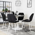 Kép 3/11 - Elegáns bársonyszék a kellemes ülnihez