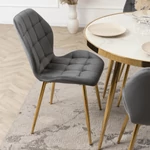 Kép 5/11 - Modern design  lábtartó arany színen