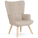 Kép 3/10 - Elegáns loungeszék lábtartóval