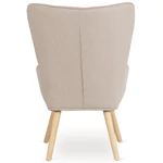 Kép 6/10 - Bézs lounge fotel relaxáláshoz