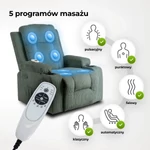 Kép 4/18 - Modern design masszázsfotel