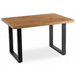 Kép 1/11 - TOMAS Kihúzható asztal 130-230 cm Aranytölgy/Fekete