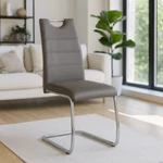 Kép 2/6 - LOPEZ szék szürke színben