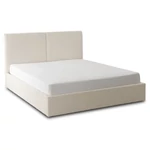 Kép 1/9 - Ágy 180x200 MARSEILLA tárolóval Krémszínű Boucle