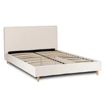 Kép 1/10 - Ágy 140x200 KIOTO krémszínű boucle