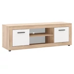 Kép 1/6 - BLAGO TV szekrény 140 cm Sonoma tölgy/fehér