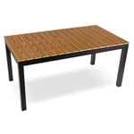Kép 4/8 - ARGOS Kerti asztal 160-210 cm Tölgyfa/Fekete