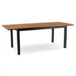 Kép 5/8 - ARGOS Kerti asztal 160-210 cm Tölgyfa/Fekete