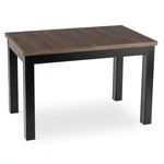 Kép 1/8 - SKUBI Kihúzható asztal 120-160 cm Dió/Fekete