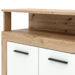 Kép 5/6 - BLAGO Fiókos Komód 190 cm Artisan Tölgyfa/Fehér