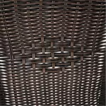 Kép 10/19 - Egymásba rakható szék, barna/fekete fém, DOREN