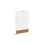 Kép 9/9 - Ajtó beépített mosogatógépre, lancelot tölgy/ fehér extra magas fényű HG, VEGA ZM 570x446