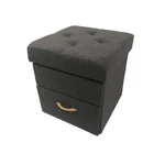 Kép 10/13 - Modern szürke puff