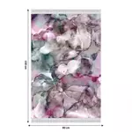 Kép 2/8 - Szőnyeg, rózsaszín/zöld/bézs/minta, 80x150, DELILA