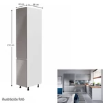 Kép 2/5 - AURORA D40SP élelmiszer szekrény fehér/szürke