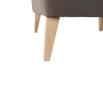 Kép 9/15 - Fotel-füles, taupe-szürke-barna/bükk, RODEZA