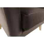 Kép 11/15 - Fotel-füles, taupe-szürke-barna/bükk, RODEZA