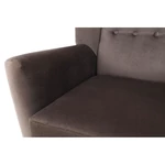 Kép 12/15 - Fotel-füles, taupe-szürke-barna/bükk, RODEZA