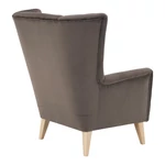 Kép 7/15 - Fotel-füles, taupe-szürke-barna/bükk, RODEZA