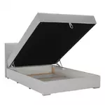 Kép 15/19 - Boxspring típusú ágy 120x200, világosszürke, FERATA KOMFORT
