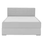 Kép 18/19 - Boxspring típusú ágy 140x200, világosszürke, FERATA KOMFORT