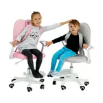 Kép 14/19 - Növekvő szék alappal és pántokkal, rózsaszín/fehér, ANAIS