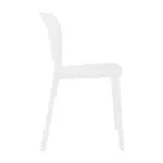 Kép 14/17 - Rakásolható szék, fehér, FEDRA NEW