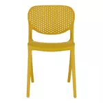 Kép 7/13 - Rakásolható szék, sárga, FEDRA NEW