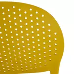 Kép 8/13 - Rakásolható szék, sárga, FEDRA NEW
